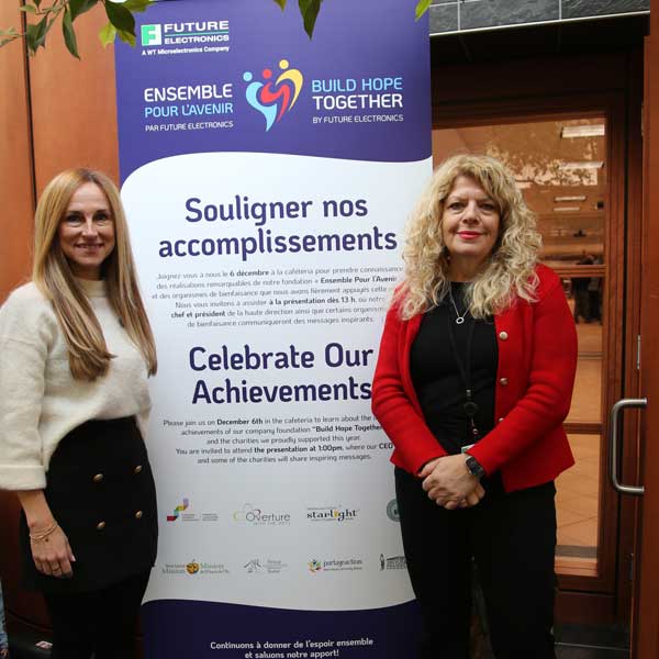 Future Electronics Hosts Charity Presentation and Holiday Lunch in Montreal