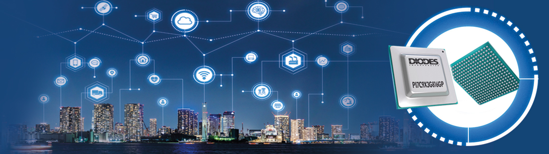 Diodes Incorporated — PI7C9X3G816GP Packet Switch