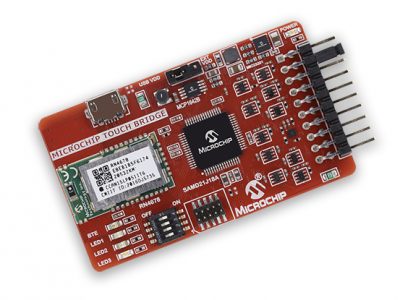 Microchip — EV96R35A Microchip Touch Bridge Board - device